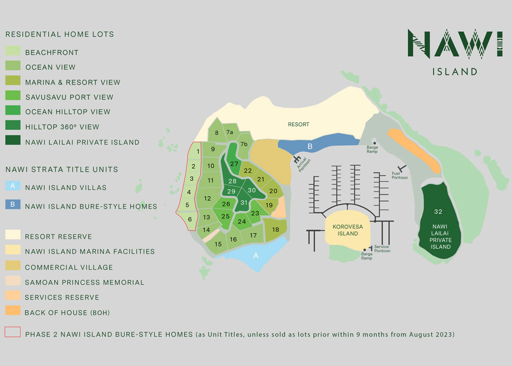 Nawi Island Map